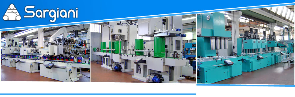 Sargiani S.r.l. - Automatic machine and plants for metal can manufacturing
